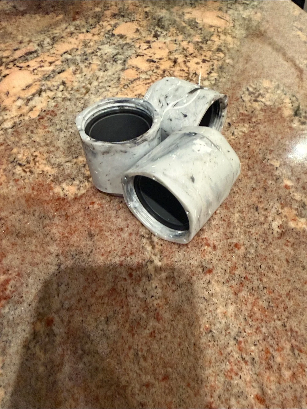 3 Cadence Marble Extenders and 1 Cap